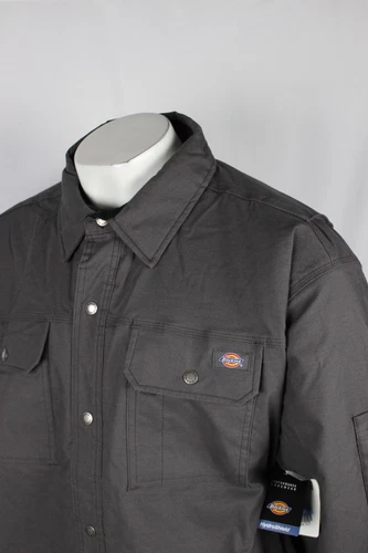 Dickies Men's NWT Flex Duck Snap Button Fleece Lined Jacket 4XL Gray image 4