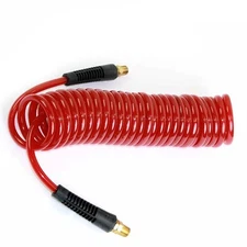 1/4" X 50 Foot Red Coil Coiled Air Hose