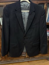 Kenneth Cole Awearness Black Wool Blend Blazer Jacket Coat 42 SHORT - Unworn 