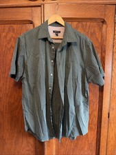 Van Heusen Men's L Short Sleeve Shirt Lot Of Six