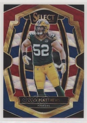 2018 Panini Select Premier Level Tri-Color Prizm 149/199 Clay Matthews #184 2rz