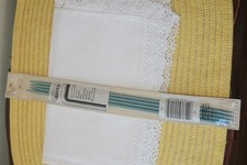 SUSAN BATES 10 inch DOUBLE POINT SILVALUME KNITTING NEEDLES SIZE US 5 /3 3/4mm