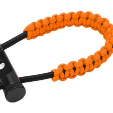 (orange)Archery Wrist Sling Bow Wrist Strap Braided Compound Bow Cord Rope BS