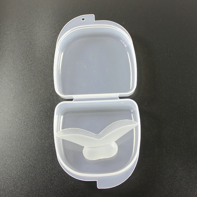 #ad 1Pc anti Snoring Mouthpiece Device Tongue Stopper Medical Silicone Sleep Guard S $9.69