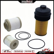 Oil Fuel Filter Kit With Cap For Ford F250 F350 6.0L Powerstroke Diesel USA