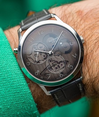 Hermes Slim d'Hermes GMT W054157WW00 Platinum LTD 39mm