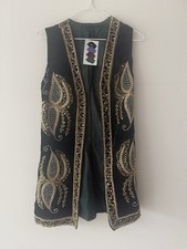 Traditional Embroidered Vest With Tags