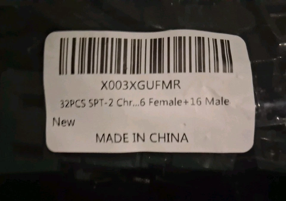 32PCS SPT-2 Christmas Female and Male Slip Plug Electrical Vampire Plugs - Image 4 of 4