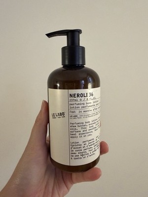 Le Labo Neroli 36 Body Lotion 237ml/7.8oz Lightly Used 95% Full