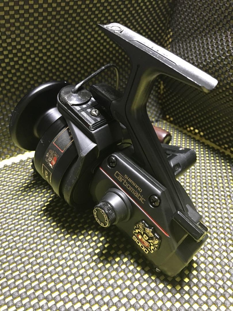 リール Shimano carbomatic-9000 Shimano Carbomatic 9000 Old Saltwater Fishing Reel, Big Size