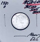 1920-D Mercury Dime, FULL Split Bands, Superb Gem BU++ FSB, RARE This Nice!