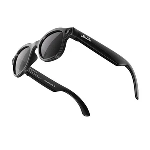 AI Smart Glasses by MicroWear, 8MP Camera, Bluetooth Call & Wireless Charging