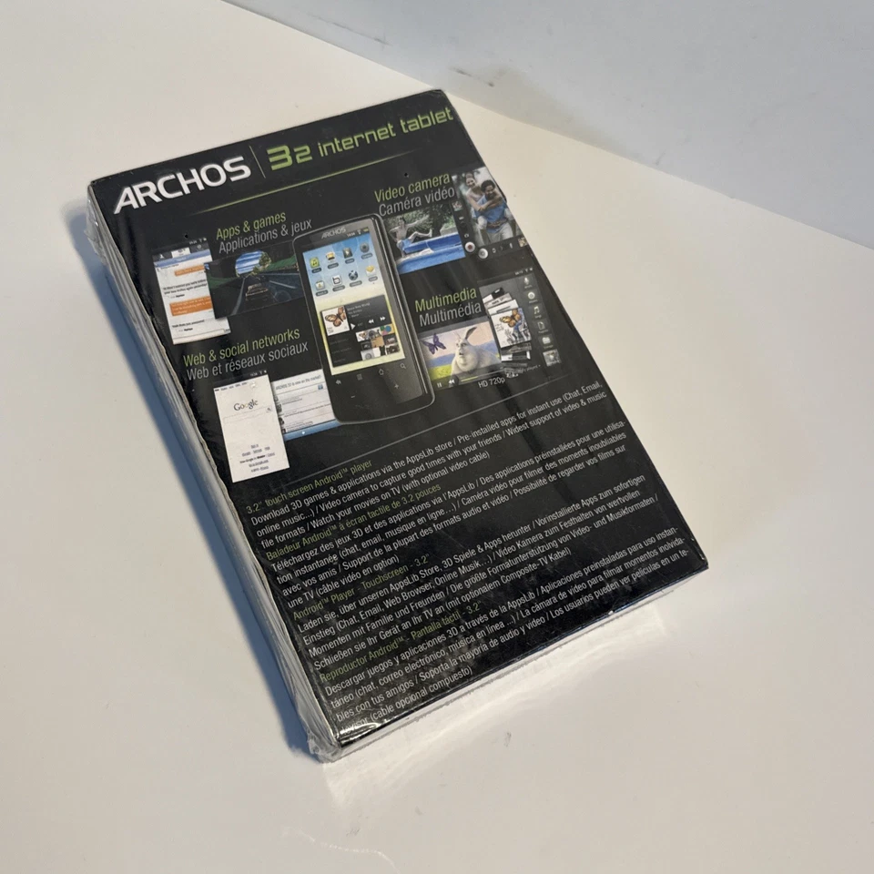 Archos 32 Internet Tablet 3.2-in TFT LCD Display - 8GB - Android (501570) -G6:1- - Image 2 of 4