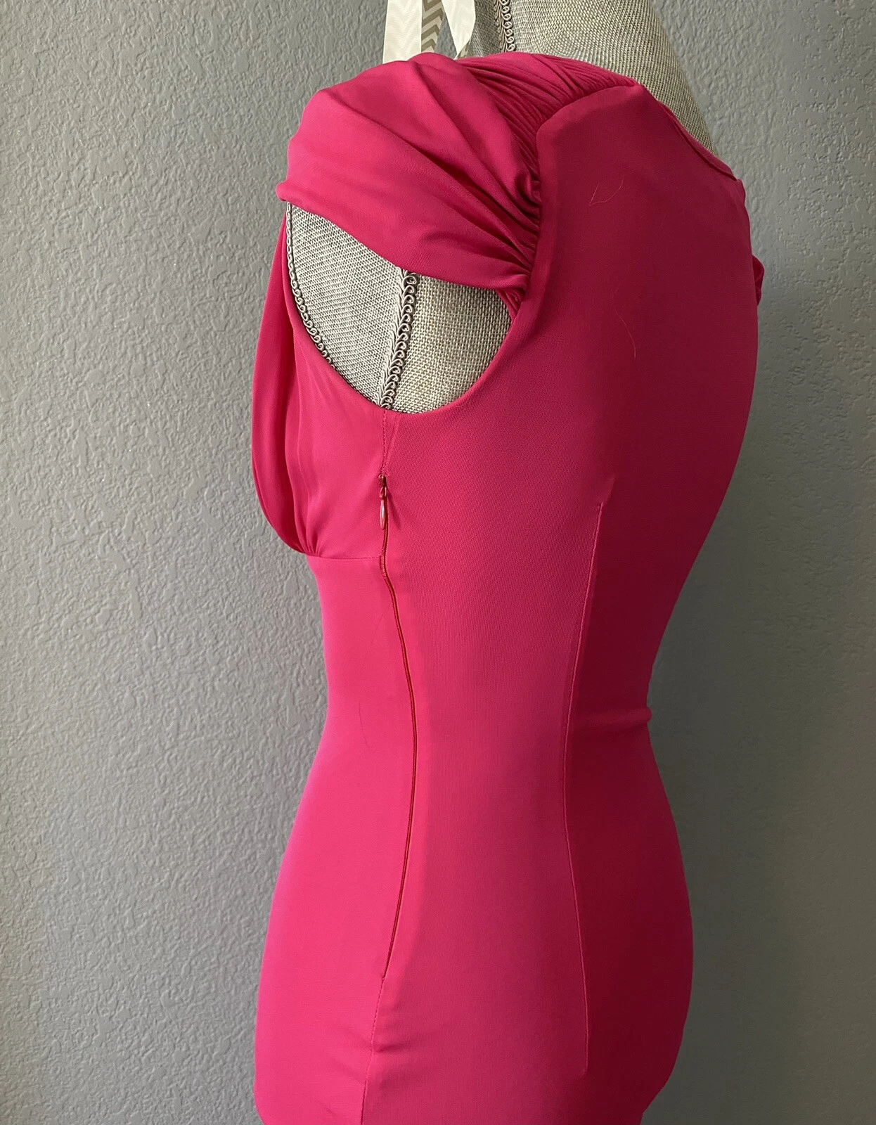 Abito Dsquared2 Fucsia Rosa Taglia XS Made in Italy