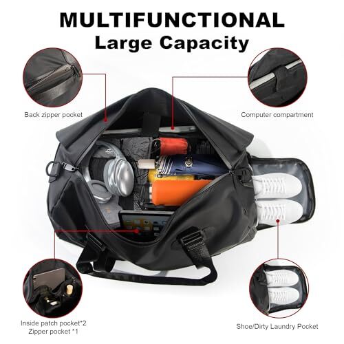 Duffle Bag for Men Gym Bag Men Waterproof Travel Duffle Bags for Men