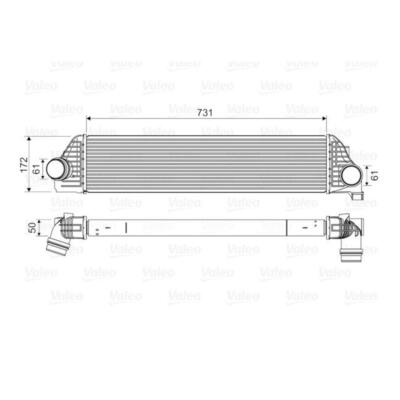 Valeo 818561 Ladeluftkühler für Opel Movano B Renault Master III Nissan NV400