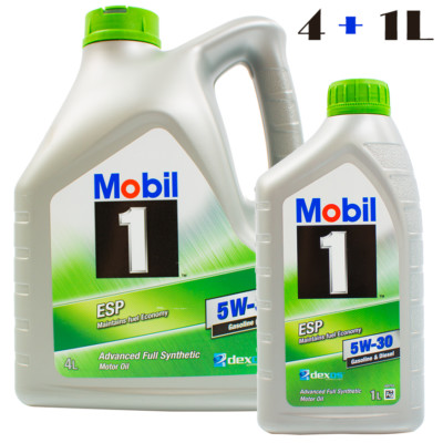 5 Liter MOBIL 1 4L+1L=5L ESP 5W-30 MOTORÖL ESP Formula Nachfolger MOTORENÖL