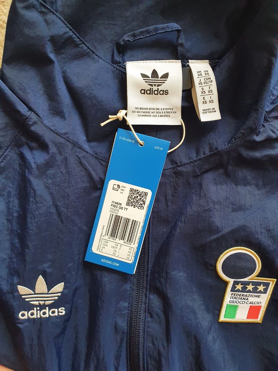 Italy Adidas Originals Track Top Italia Azzurri Jacket EXTRA Italy Adidas Originals Track Top Italia Azzurri Jacket EXTRA