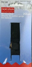 Haberdashery Gold Prong SKU 992 023 - Bra Closure - 20mm - Black