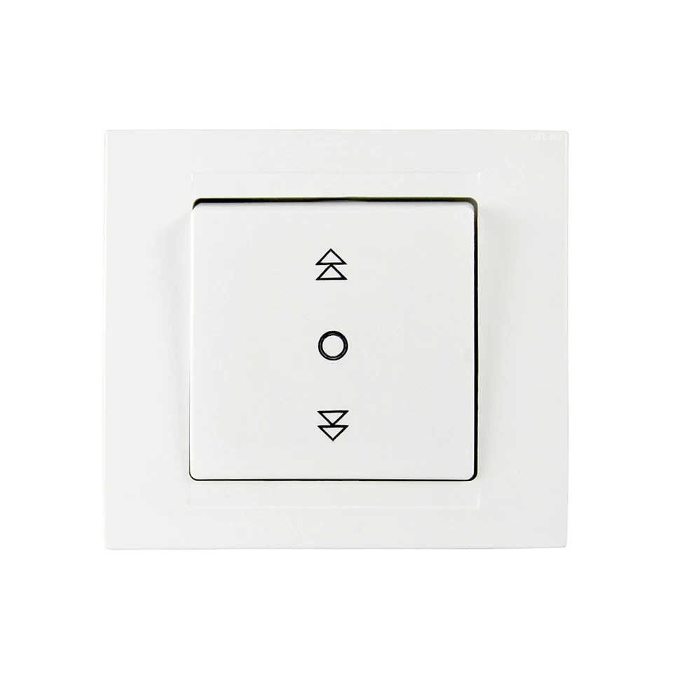 Gunsan Moderna Jalousieschalter Rolladenschalter 1x Schaltwippe Unterputz Weiss