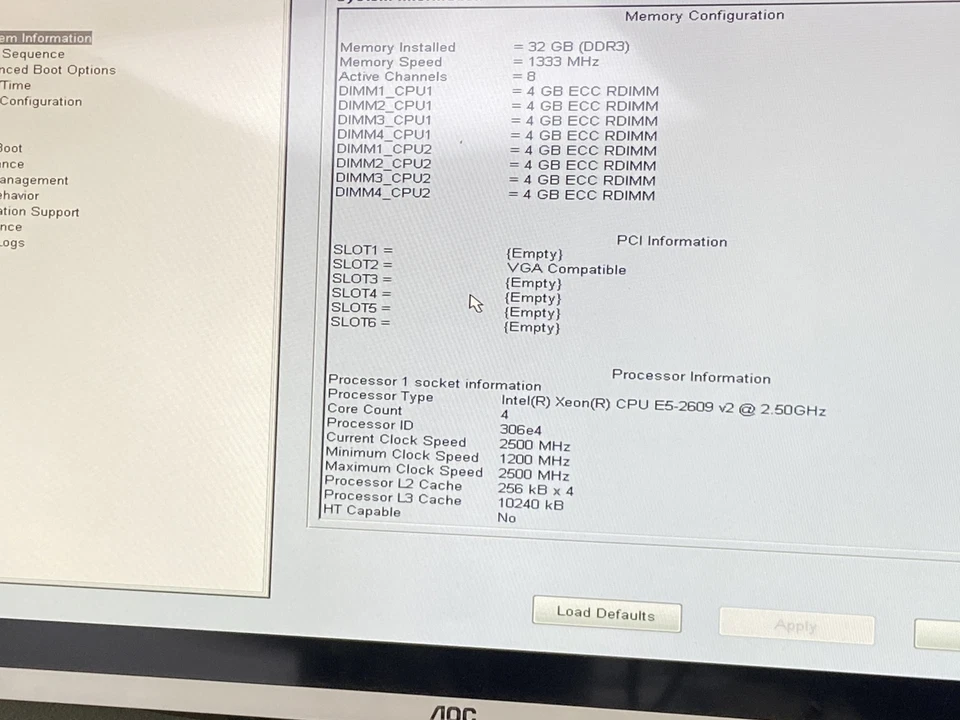 Dell Precision T5610 Desktop NO OS 2x Xeon E5-2609 v2 2.50GHz 32GB RAM NO HDD - Image 2 of 4