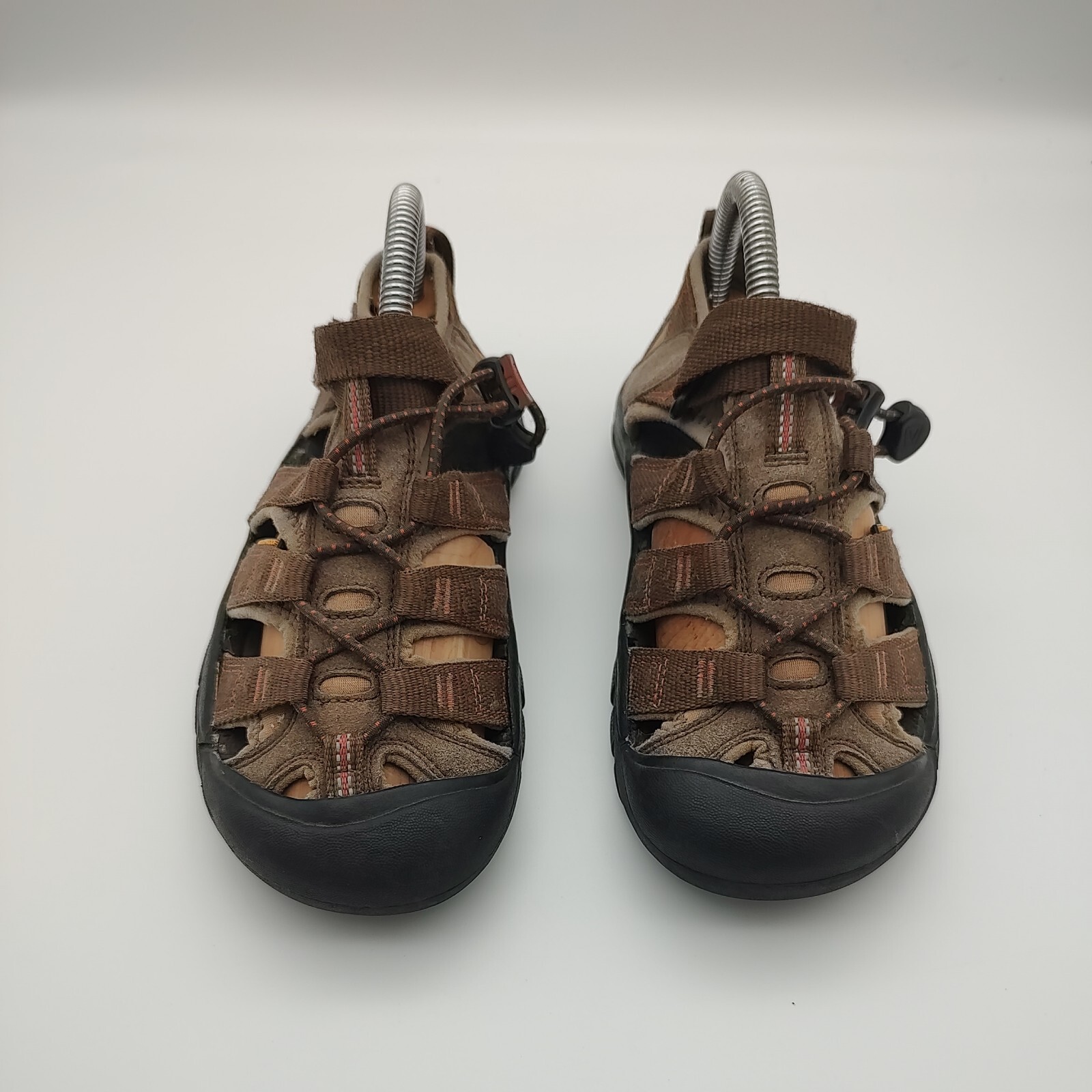 Scarpe sandali sportivi Keen Newport ragazzo marrone nero impermeabili escursionismo taglia 2