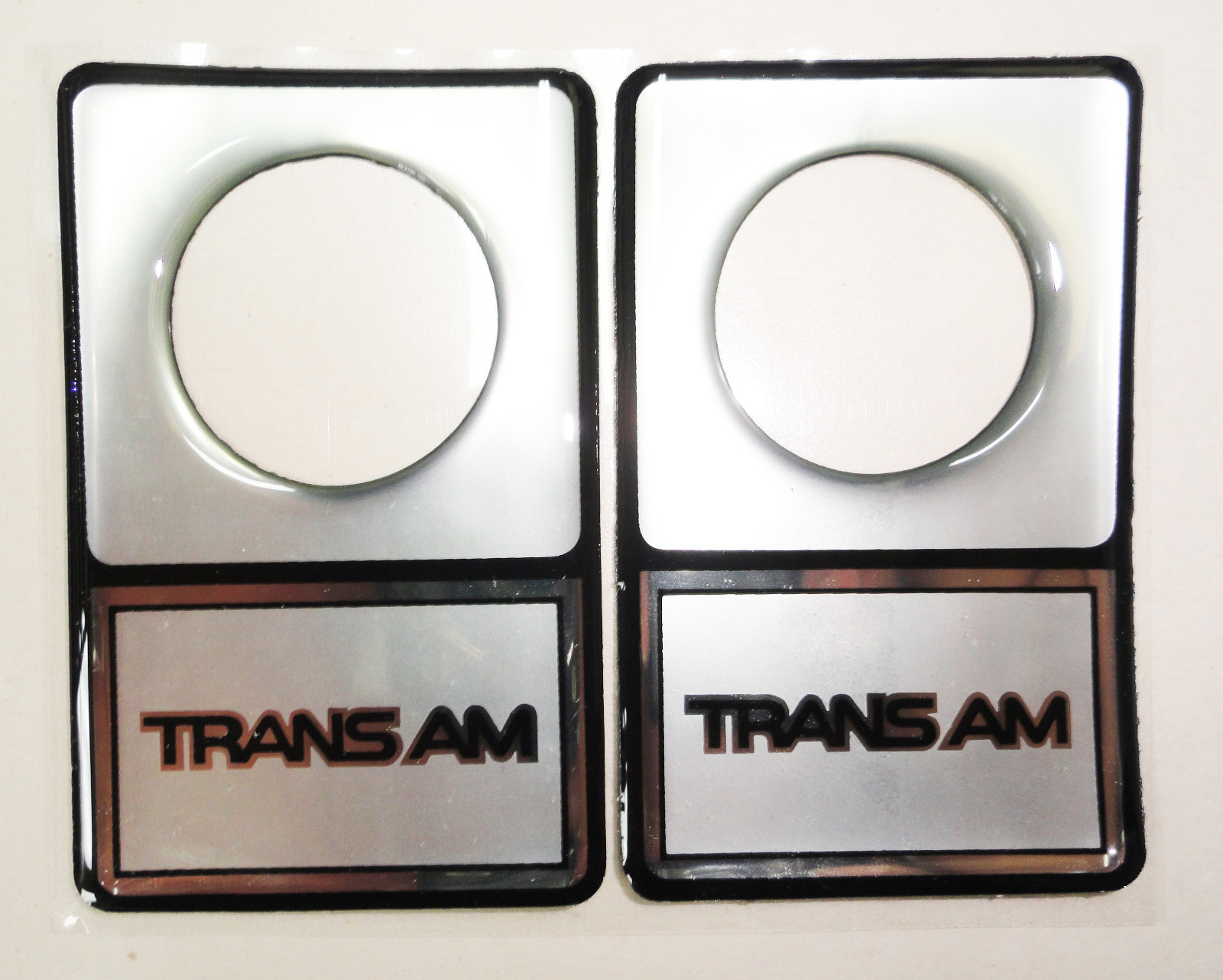 Vintage 80's 90's Automotive Door Lock Scratch Guard Accent Trim TRANS