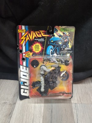 G.I. Joe Sgt. Savage Urban Attack Dynamite Figure Speed Burning Attack Cycle. C9