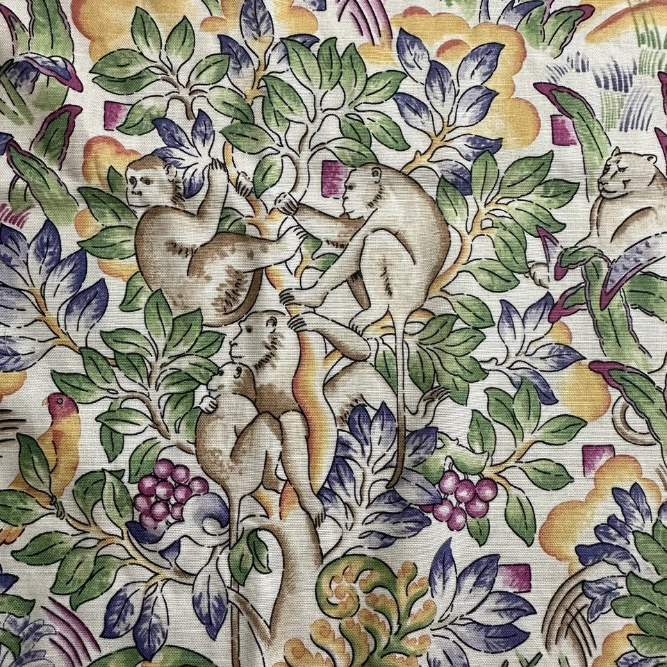 PC Turczyn Telas Suburbanas CONGO Tela de Algodón 55" x 148" Leones Selva Foto 4 de 4