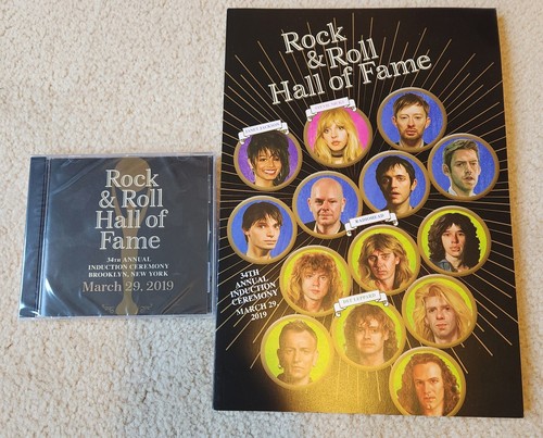 2019 Rock n Roll Hall of Fame Induction Program & CD Def Leppard, Stevie Nicks