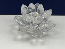 Statua Swarovski 011867 ninfea portacandele Ø 8,5 cm. - Ottime condizioni