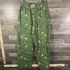 Lazy One Mens Unisex Pajama Lounge Workout Gym Pants  "Lazy Ass" Donkey Size XS