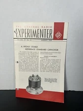 THE GENERAL RADIO EXPERIMENTER- A highly stable reference standard Capacitor