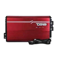 DS18 1-Channel Car Amplifier Full-Range Class D 3500 Watt RMS Red FRP-3.5K/RD