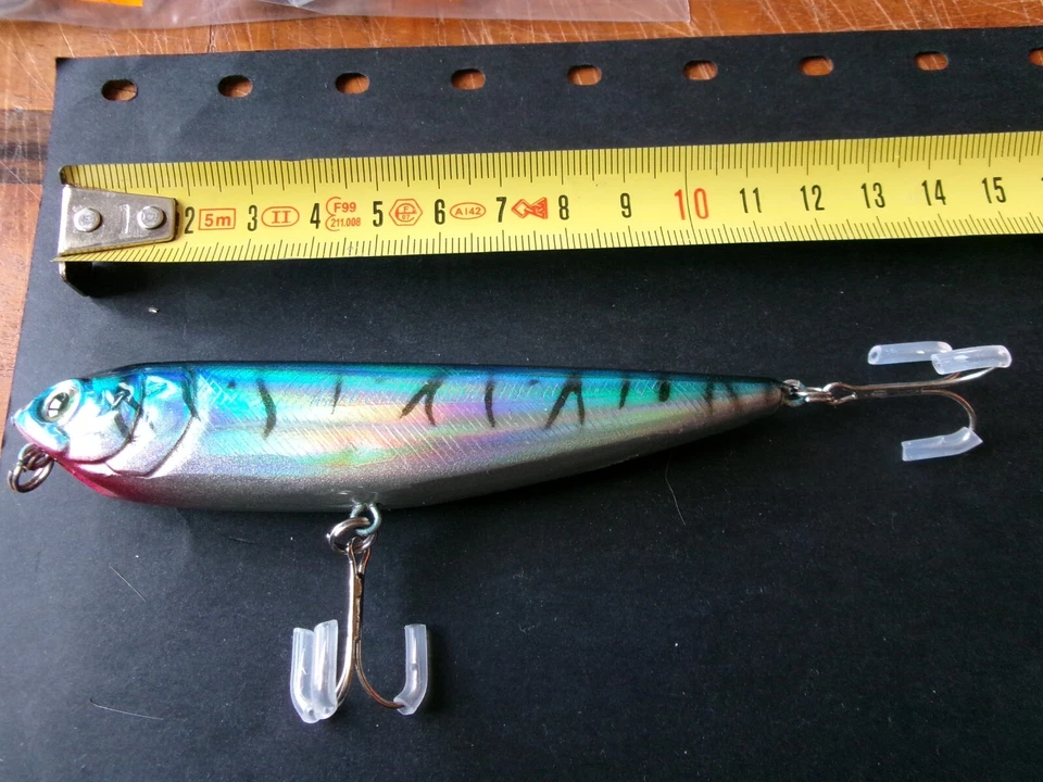 NEUF  14cm Leurre Poisson nageur Brochet belle couleur. - Photo 2/4