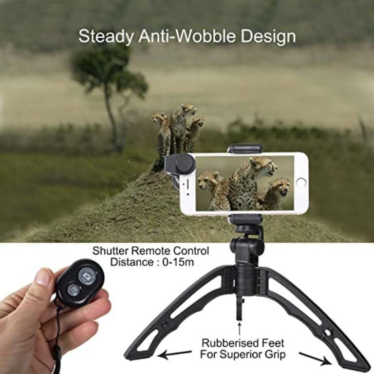 Rutelo TL07 25x Smartphone Telephoto Lens w/Tripod & Mount