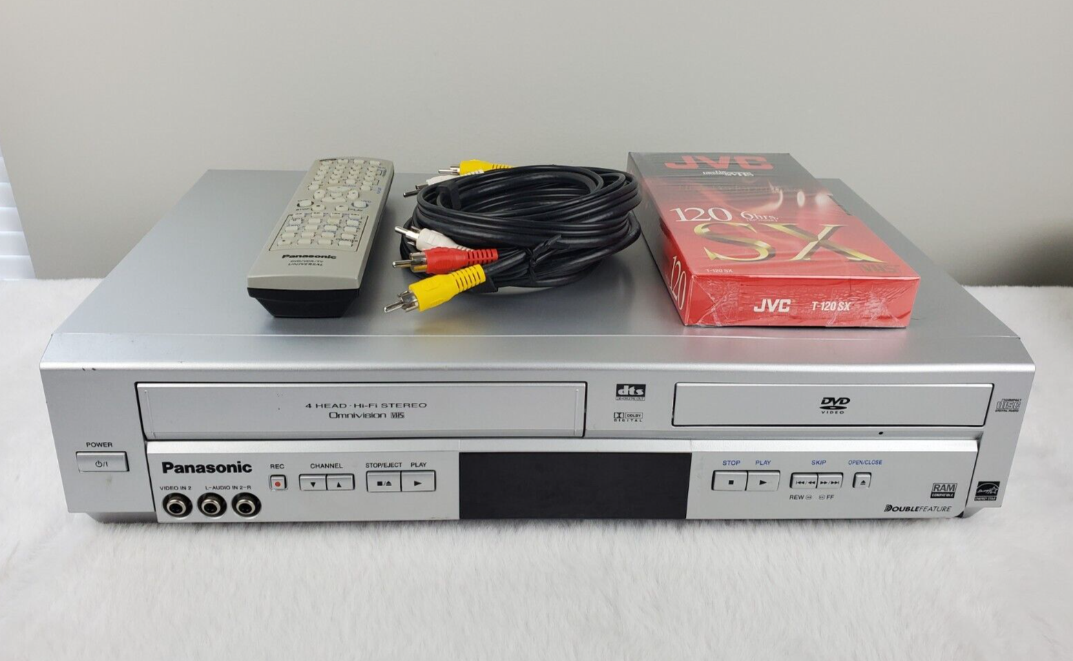 Panasonic VCR & DVD Combo PVD4734S HiFi 4Head w/ Remote Control