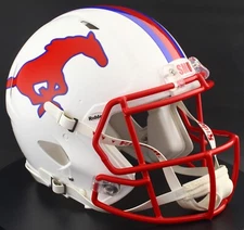 SMU MUSTANGS NCAA Riddell Speed Full Size REPLICA Football Helmet