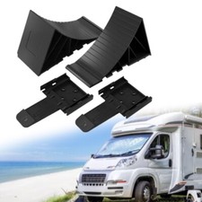 Wheel Chock Vehicle Truck Trailer Wheel Stop Block Skid Resist Base Support Pad