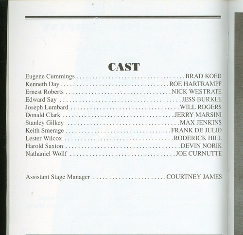 Playbill + Unnatural Acts + Roe Hartrampf, Nick Westrate, Will Rogers , Jess Bur - Picture 3 of 4