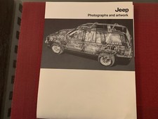 JEEP PHOTOGRAPH & ARTWORK PORTFOLIO COMPLETE with 21  5"X8" PHOTOS VINTAGE MINT