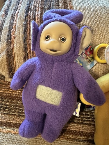 Vintage 1999 Teletubbies Keychain Coin Purse Tinky Winky Laa Laa, Avon China - Picture 3 of 7