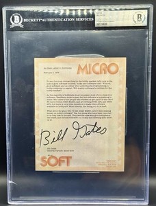 Bill Gates Autograph | eBay