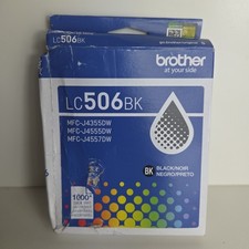 NEW OEM - BROTHER LC506BK BLACK Ink Cartridge - 06/2027