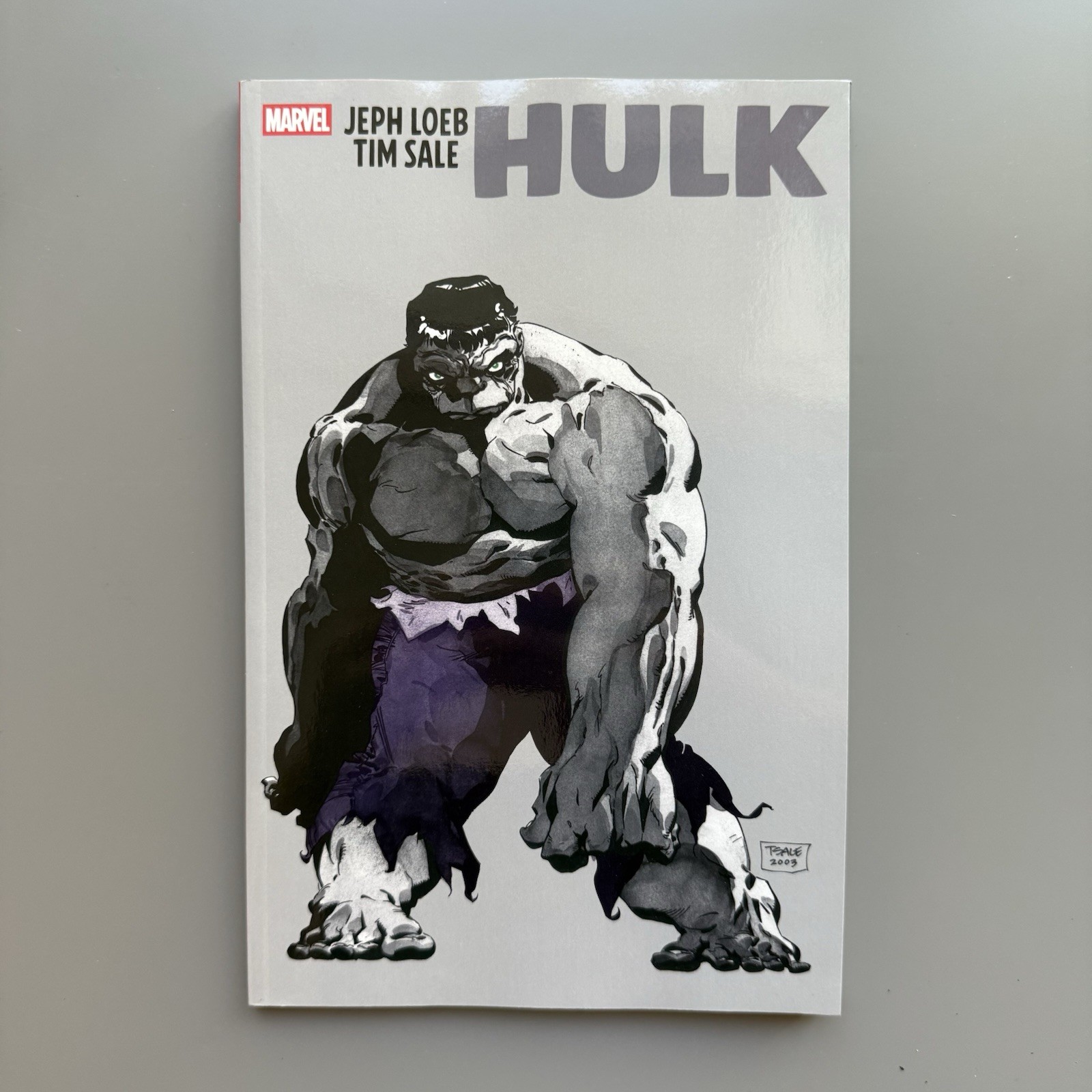 Hulk by Jeph Loeb & Tim Sale TPB NEW Marvel 2025 Trade Paperback Gray