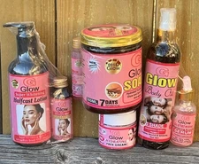 G Glow Soap 7  & Glow Oil,Spot Fading , Lotion And Face cream, Body Oil 4 Pieces