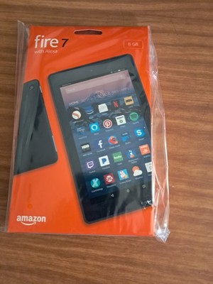 Amazon Fire 7  with Alexa (7th Gen)  8GB, 7'' Wi-Fi Tablet - Black
