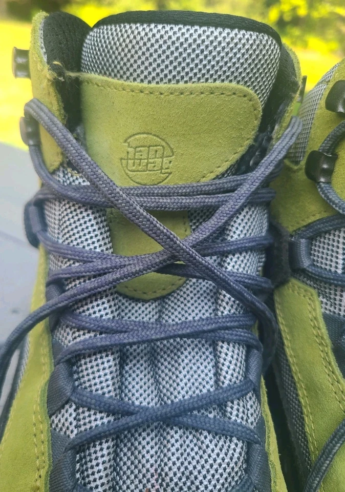 HanWag Women's Size 9.5 Shoes Grey Green Outdoor Hiking Ankle Boots - Image 4 of 4