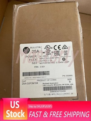 25A-D2P3N104 /B AB PowerFlex 523 AC Drive Spot Goods Fast Shipping