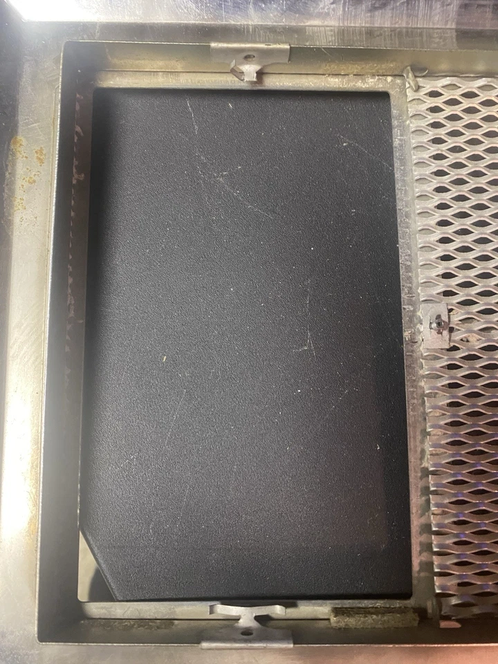 Винтажные хромированные металлические вентиляционные крышки выхлопные решетки середины века для ванной - Изображение 4 из 4